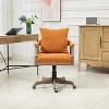 Computer Chair Office Chair, Adjustable Swivel Chair Fabric Seat, Boucle Accent Chairs with Arms, Sitting Oversized Chair for Living Room-The Pop Home - 4 of 4