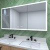 Sapphtopaz Rectangle Bathroom Mirror, Vanity Mirror with Medicine Cabinet, Recessed/Surface Mount Mirrors for Bathroom, Over Sink, Bedroom - 3 of 4