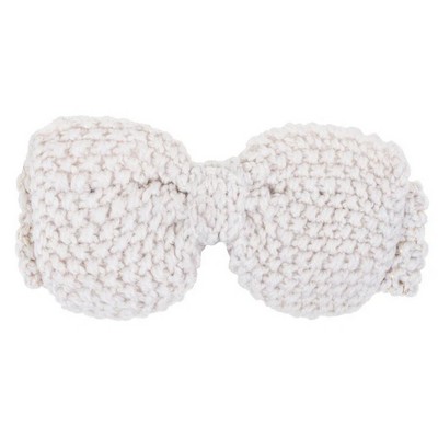 ShineHigh Off White Maryanne Knitted Bow Headband – Cozy Acrylic Winter Accessory with Soft Texture – 8" x 4" Size, Fashion & Eternity Style