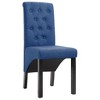 vidaXL Dining Chairs 2 pcs Blue Fabric - 2 of 4