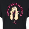 Women's - Disney Villains - None Of Ur Business Cropped Graphic T-Shirt - 2 of 4