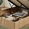 KTMBDW Queen/King Size Lift Up Storage Bed Frame, Fluted Wooden Platform Bed Frame with Lifting Storage, No Spring Box Needed/Noise Free - 4 of 4