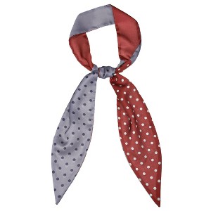 INSPIRE CHIC Women's Chic Polka Dot Skinny Bag Accessory Neckerchief Scarves Hair Band Ribbon - 1 of 4