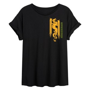 Women's - House Of The Dragon - Syrax Dragon Oversized Graphic T-Shirt - 1 of 4