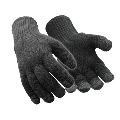 12 Pairs] Black White Work Gloves - Dotted Safety Working Gloves