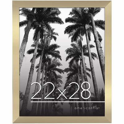 Americanflat Poster Frame - Composite Wood with Polished Plexiglass - Horizontal and Vertical Formats for Wall with Included Hanging Hardware