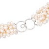 Ross-Simons 5-6mm Cultured Pearl Torsade Necklace With Sterling Silver Size 18 - 3 of 4