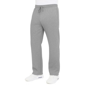 Blue Ice Men's Ultra Heavyweight Fleece Sweatpants with Open Bottom - 1 of 4