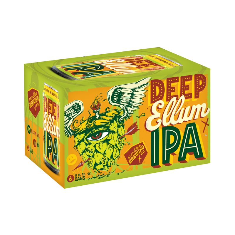 Deep Ellum IPA Beer - 6pk/12 fl oz Cans, 1 of 6