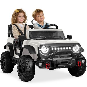 Best Choice Products Kids 24V 2-Seater Electric Ride-On Car Truck w/ Parent Control, Bluetooth, LED Lights - 1 of 4