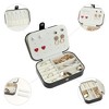 Unique Bargains Women's Travel Portable PU Leather Jewelry Storage Case 2 Pcs - 3 of 4