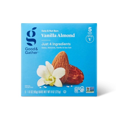 Vanilla Almond Date & Nut Bars - 8oz/5ct - Good & Gather™