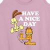 Women's - Garfield - Have A Nice Day Graphic Racerback Tank - 2 of 4