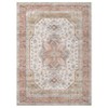 8x10 Light Brown Floral Vintage Rug, Washable Boho Low Pile Carpet, Non-Slip Non-Shedding for Bedroom, Living Room - 2 of 4
