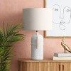 Large Assembled Ceramic Table Lamp White - Threshold™ - 2 of 4