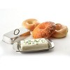 Norpro Durable Stainless Steel Double Wide Covered Butter Dish with Lid - 4 of 4