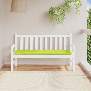vidaXL Garden Bench Cushion Bright Green 59.1 in.x19.7 in.x2.8 in. Oxford Fabric - 1 of 4
