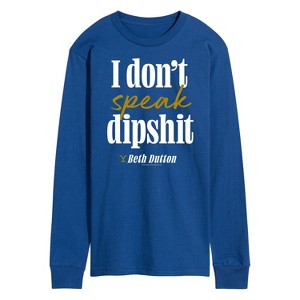 Men's - Yellowstone - Don't Speak Dipsh Long Sleeve Graphic T-Shirt - 1 of 4