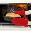 REGALWOVEN Gripping for Baking Grilling Heat Resistant Cotton Oven Mitts Set of 2 7.9x5.7inch - 4 of 4