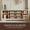 Luck Live Bedroom wardrobe, 46.45 Inches High, with Stool Storage Function and Four-Hook Entry Organizer - 4 of 4