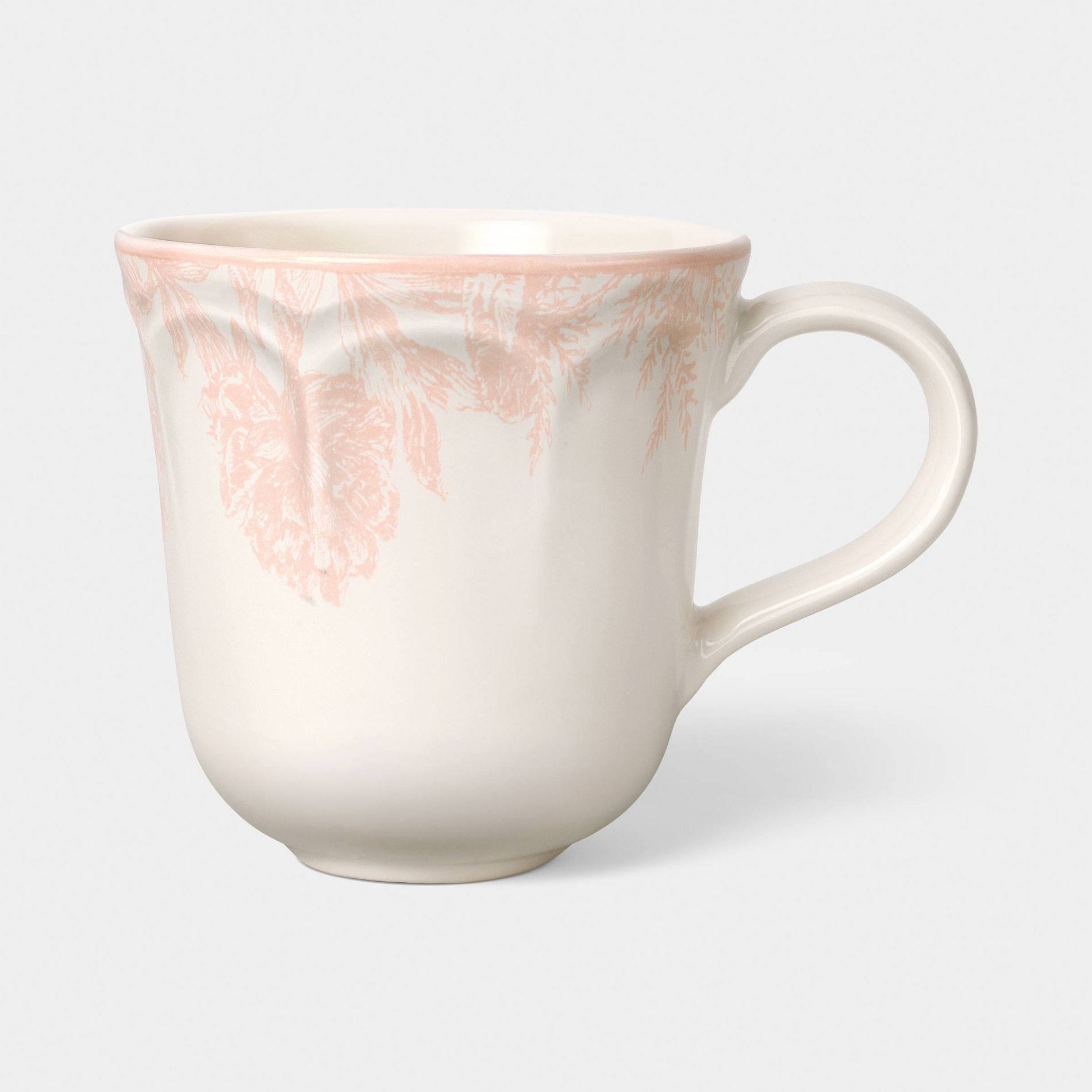 13.34 fl oz Legacy Heirloom Mug Pink Floral - Threshold™