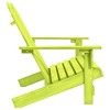 vidaXL 2-Seater Patio Adirondack Chair, Solid Wood Fir, Green - 3 of 4