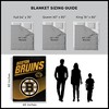 Sweet Home Collection NHL Boston Bruins Microfiber Plush Throw Blanket - 4 of 4