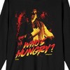 Yellowjackets Who's Hungry Men's Black Long Sleeve Crew Neck Tee - image 2 of 3