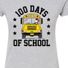 Women's - Peanuts - Snoopy One Hundred Days Of School Fitted Graphic T-Shirt - 2 of 4