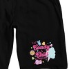 Candyland Eat Candy And Chill Men’s Black Lounge Shorts - 2 of 4