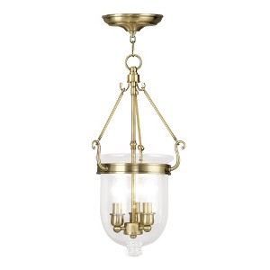 Livex Lighting Jefferson 3 - Light Chandelier in  Antique Brass - 1 of 1