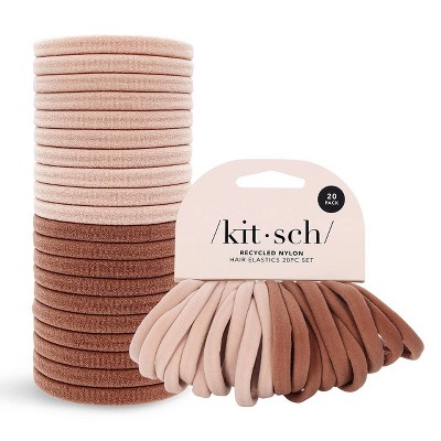 Kitsch Eco Friendly Nylon Elastics - 20pk - Blush