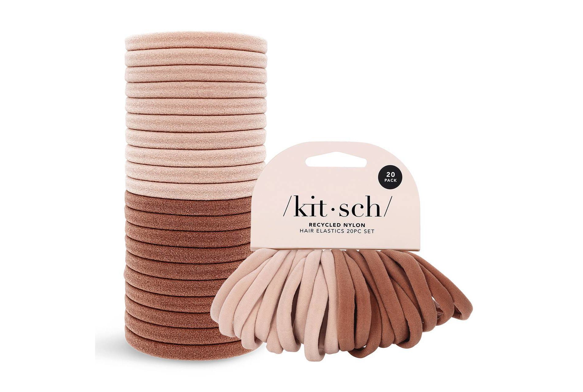 Kitsch Eco Friendly Nylon Elastics - 20pk