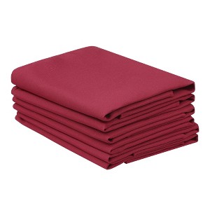 Unique Bargains Wedding Restaurant Cocktail Party Polyester Napkins 18 x 18 Inches 6 Pcs - 1 of 4