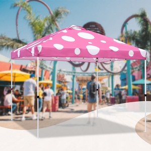 EAGLE PEAK 10x10 Pop Up Canopy Instant Tent w/ 4 Weight Bags - 1 of 4