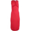 VENUS Womens Twist Front Midi Dress - 4 of 4