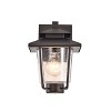 Chloe Lighting Thomas Transitional 1 Light Rubbed Bronze Outdoor Wall Sconce 10" Height - 3 of 4