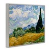 Stupell Industries Classical Wheat Field with Cypresses Framed Giclee Art - 2 of 4