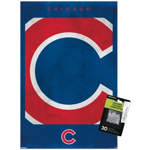 Trends International MLB Chicago Cubs - Logo 25 Unframed Wall Poster Prints - 1 of 4