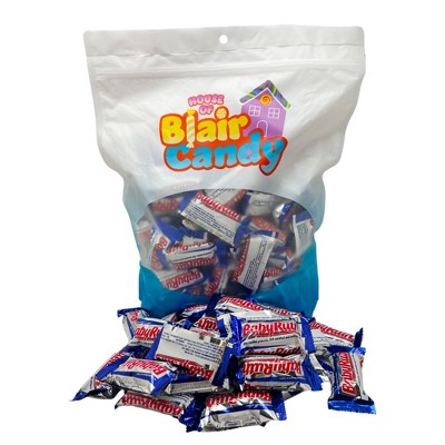 Baby Ruth Fun Size Candy Bars – Chocolate with Gooey Caramel & Crunchy Peanuts - Available in 1, 2, 3, and 5 Pound Resealable Bags