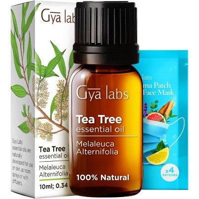 Gya Labs Australian Tea Tree Essential Oil for Skin - 0.34 Fl Oz - 100% Pure Natural Melaleuca Tea Tree Oil for Hair