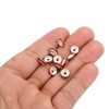 Unique Bargains Rhinestone Small Round Bulk Glass Spacer Beads for Jewelry Making 100 Pcs - 3 of 4