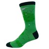 Crazy Dog T-Shirts Men's Best Dad By Par Socks Funny Fathers Day Golf Novelty Graphic Footwear - 3 of 4