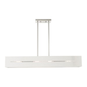 Livex Lighting Soma 4 - Light Chandelier in  Brushed Nickel - 1 of 1