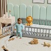 QingMoon Twin Size Floor Bed for Children with Door and Fence Solid Wood Montessori Bed Frame, for Girls and Boys Easy Assembly - 3 of 4