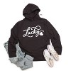 Simply Sage Market Women's Graphic Hoodie Cursive Lucky Clover - 2 of 4