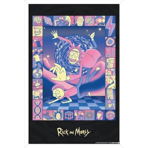Trends International Rick And Morty: Season 8 - Portal Framed Wall Poster Prints - 1 of 4