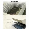 ODK Square Metal Raised Garden Bed, Galvanized Raised Garden Bed, Outdoor Planter Box, Gardening Pots and Accessories, Planter Box Outdoor - 4 of 4