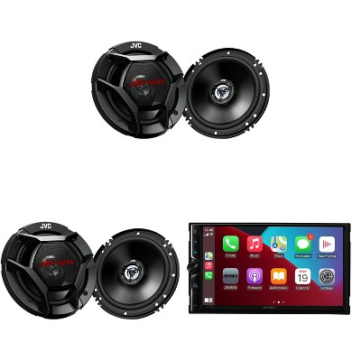 Jensen 7" Touch Screen Receiver Apple CarPlay Android Auto 2 JVC Speakers