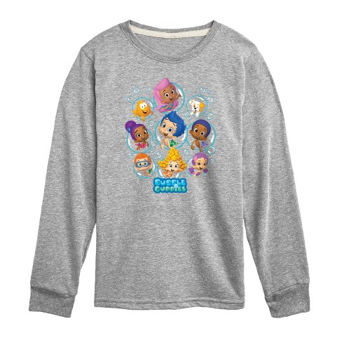 Boys' - Bubble Guppies - Bubble Grid Long Sleeve Graphic T-Shirt - image 1 of 4